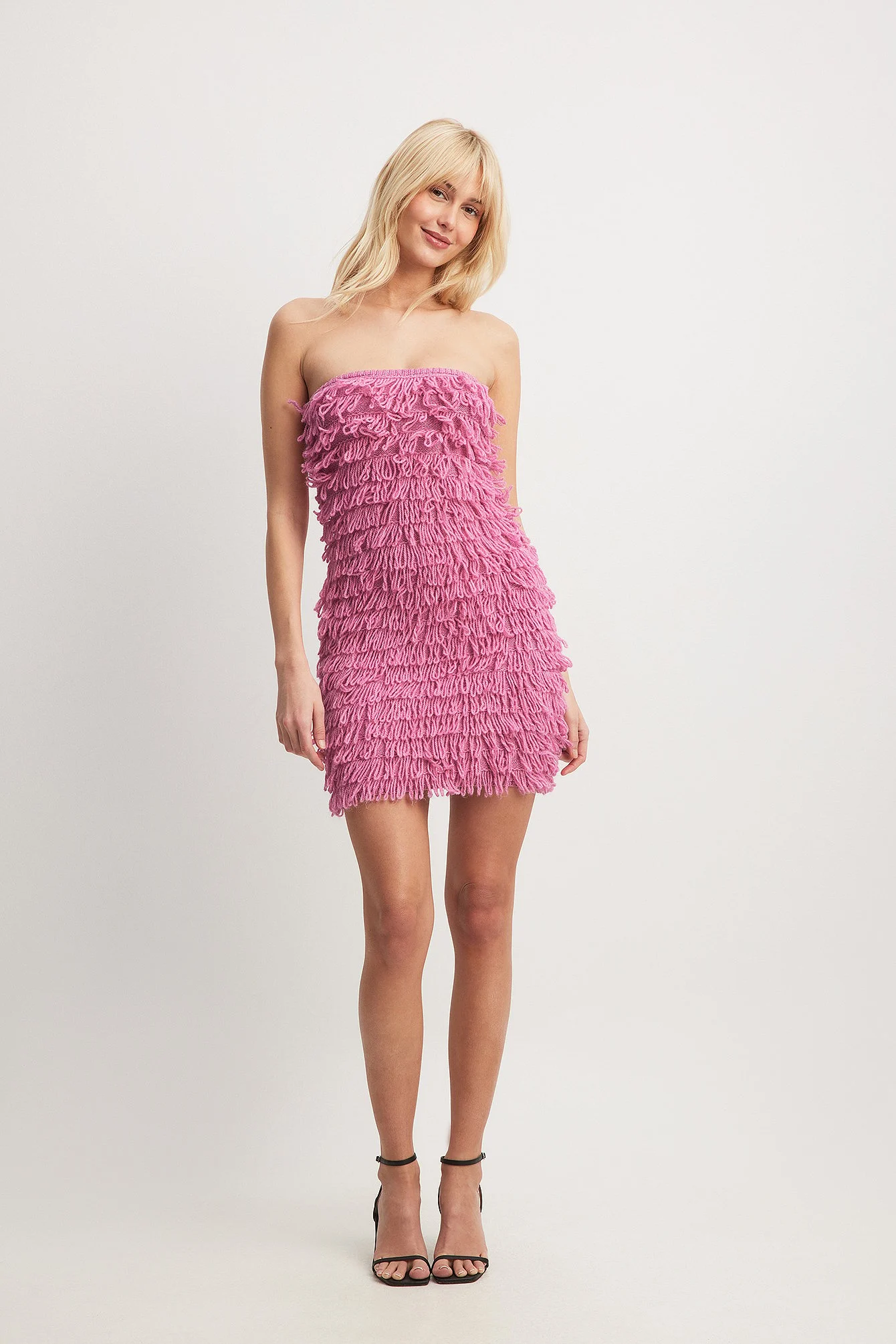 Mini-Strickkleid mit Schleifendetail