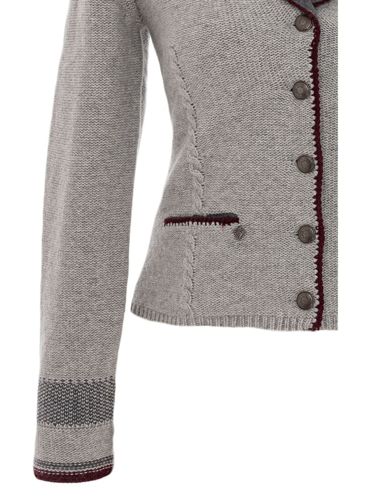 Spieth & Wensky Strickjacke BLANDA in grau günstig kaufen