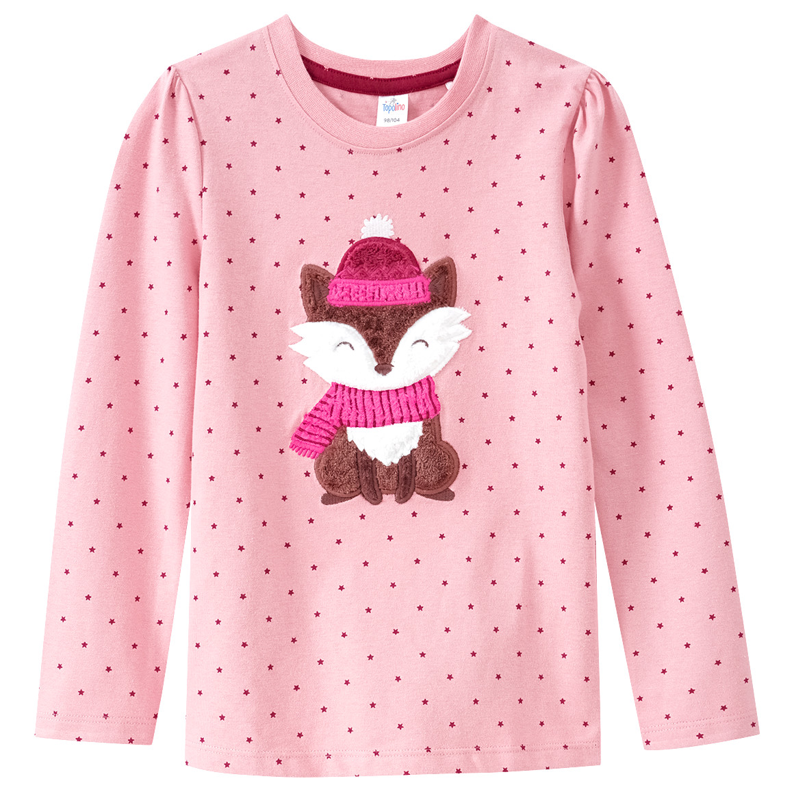 Mädchen Schlafanzug mit Fuchs-Motiv