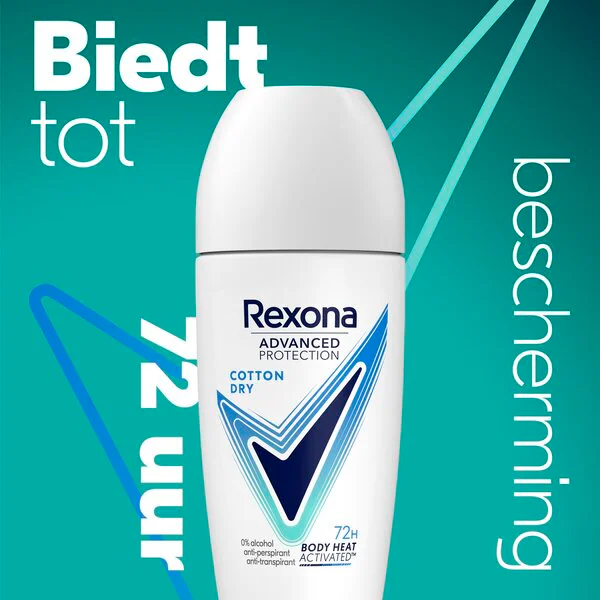 Rexona Advanced Protection Cotton Dry izzadásgátló roll-on 50ml