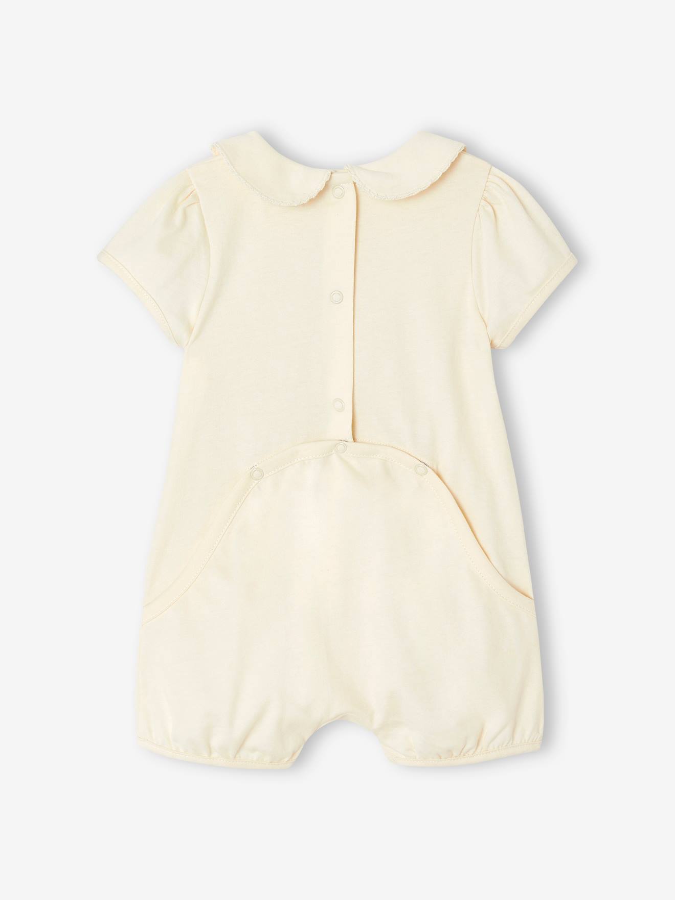 Vertbaudet 2er-Pack Baby Sommer-Overalls Oeko-Tex - altrosa