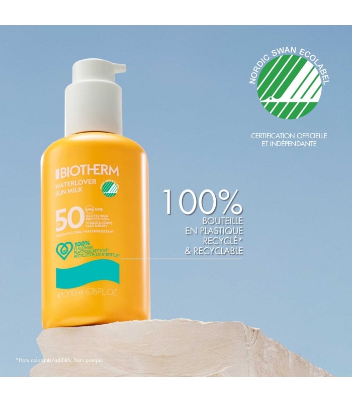 BIOTHERM-WATERLOVER  LAIT SOLAIRE SPF30-Lait Solaire Visage et Corps