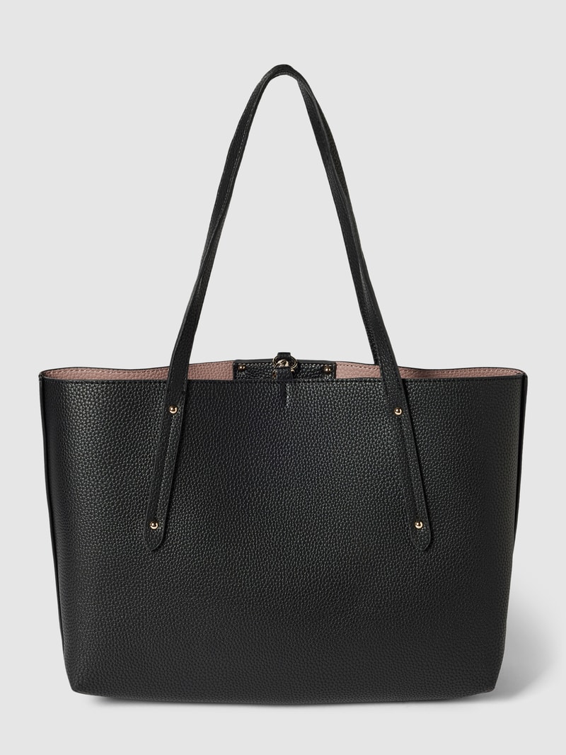 Shopper mit Strukturmuster Modell 'ECO BRENTON' in schwarz