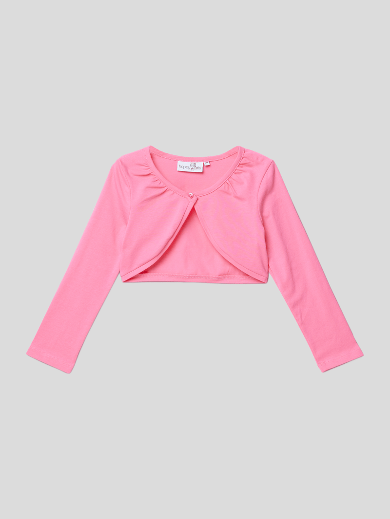 Bolero mit Knopfverschluss in pink