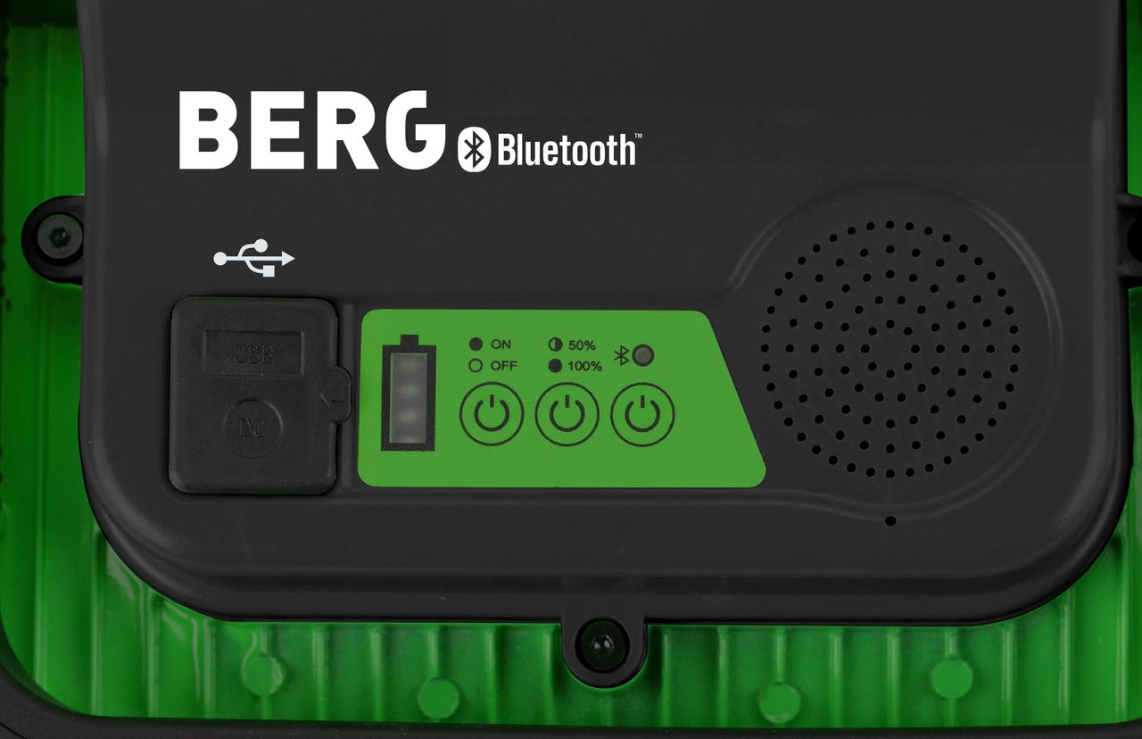 BERG HANDLEUCHTE BCL SOUND LED 30 AKKU-W - IP54 - BLUETOOTH SPEAKER
