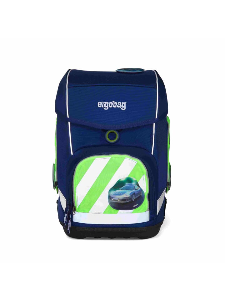 Ergobag ergobag Fluo-Zip Set mit Reflektorstreifen Grün günstig kaufen onesize