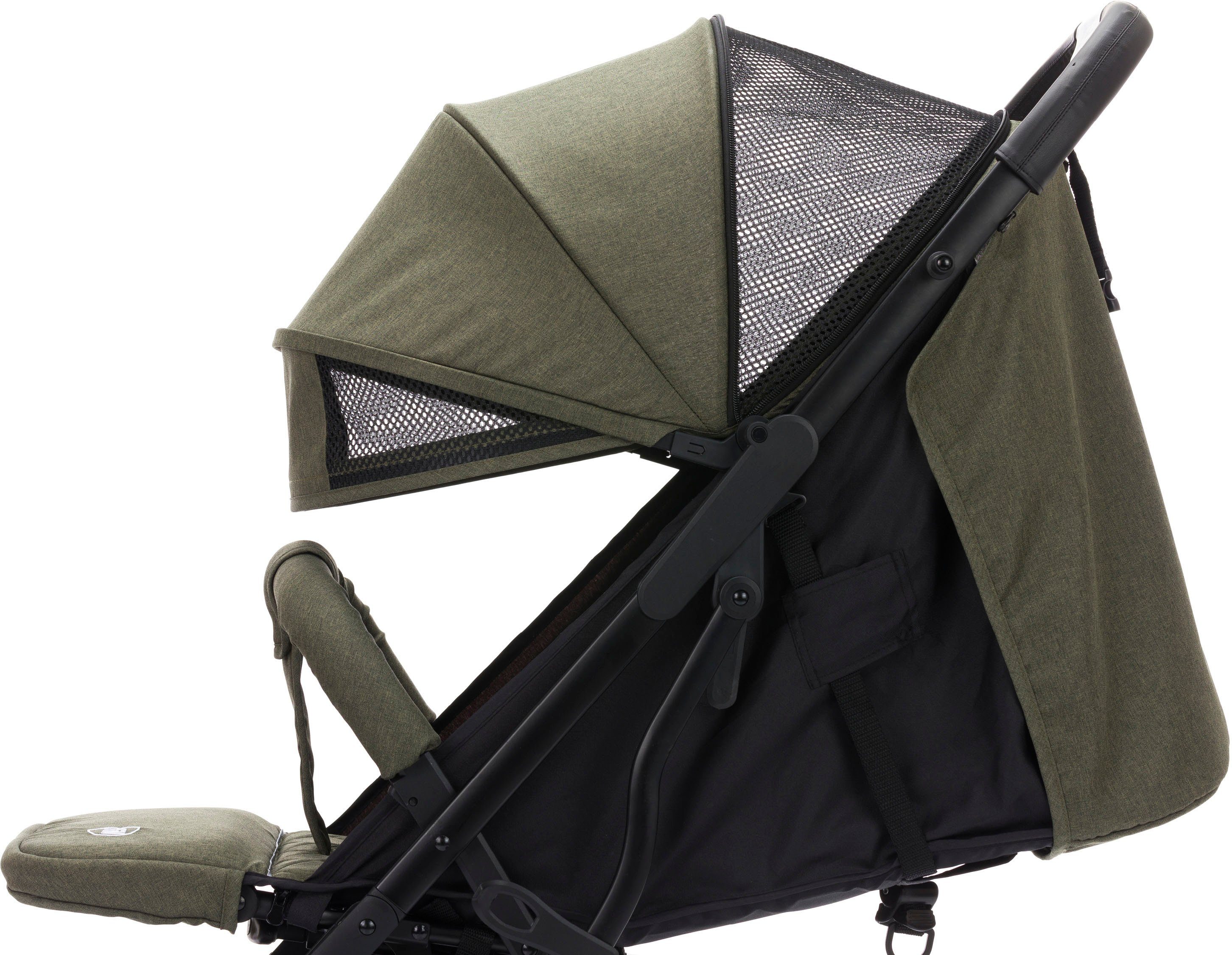 Fillikid Kinder-Buggy Styler Elite, oliv melange