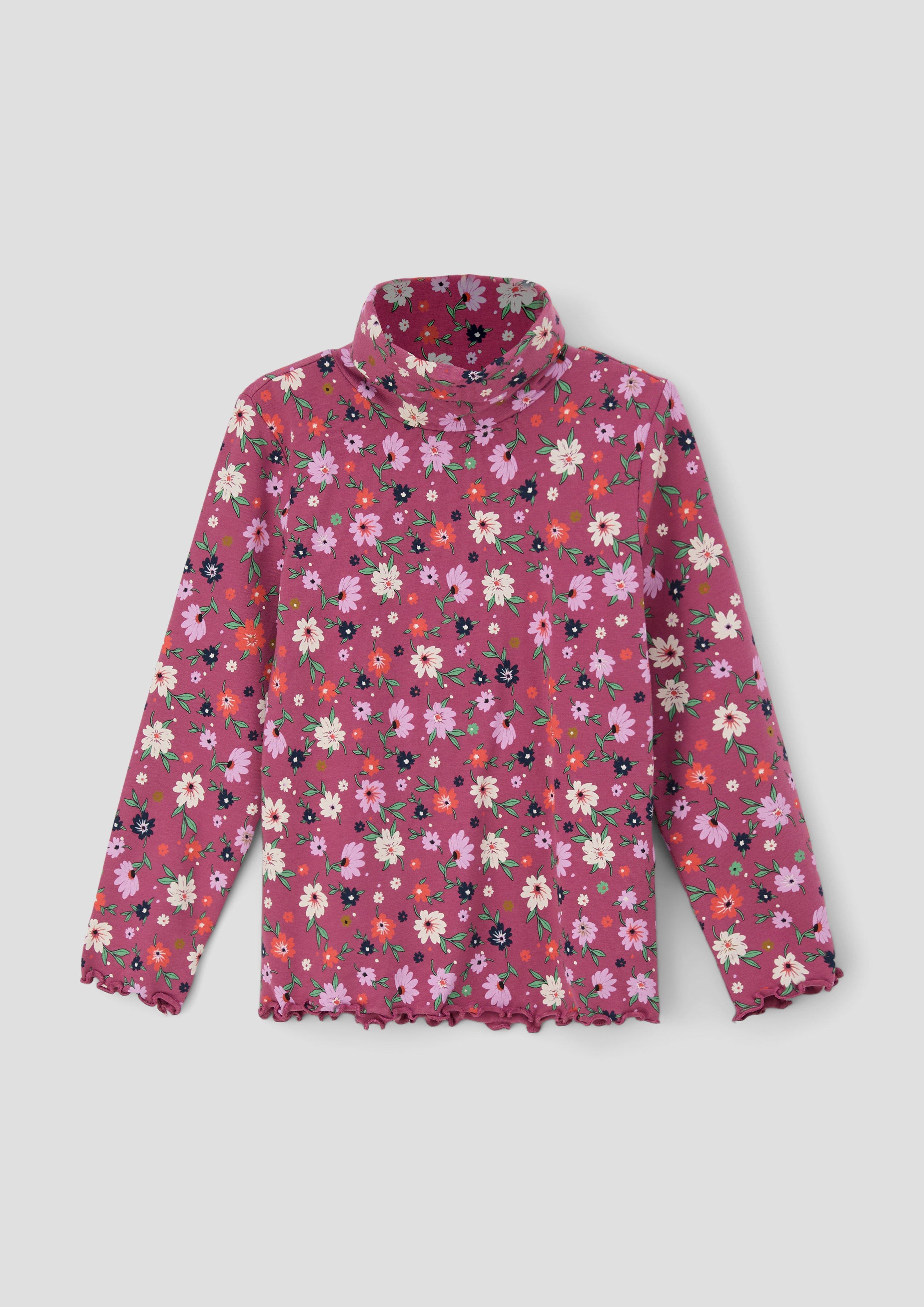 Longsleeve mit Bogenkante  2133833-45A3