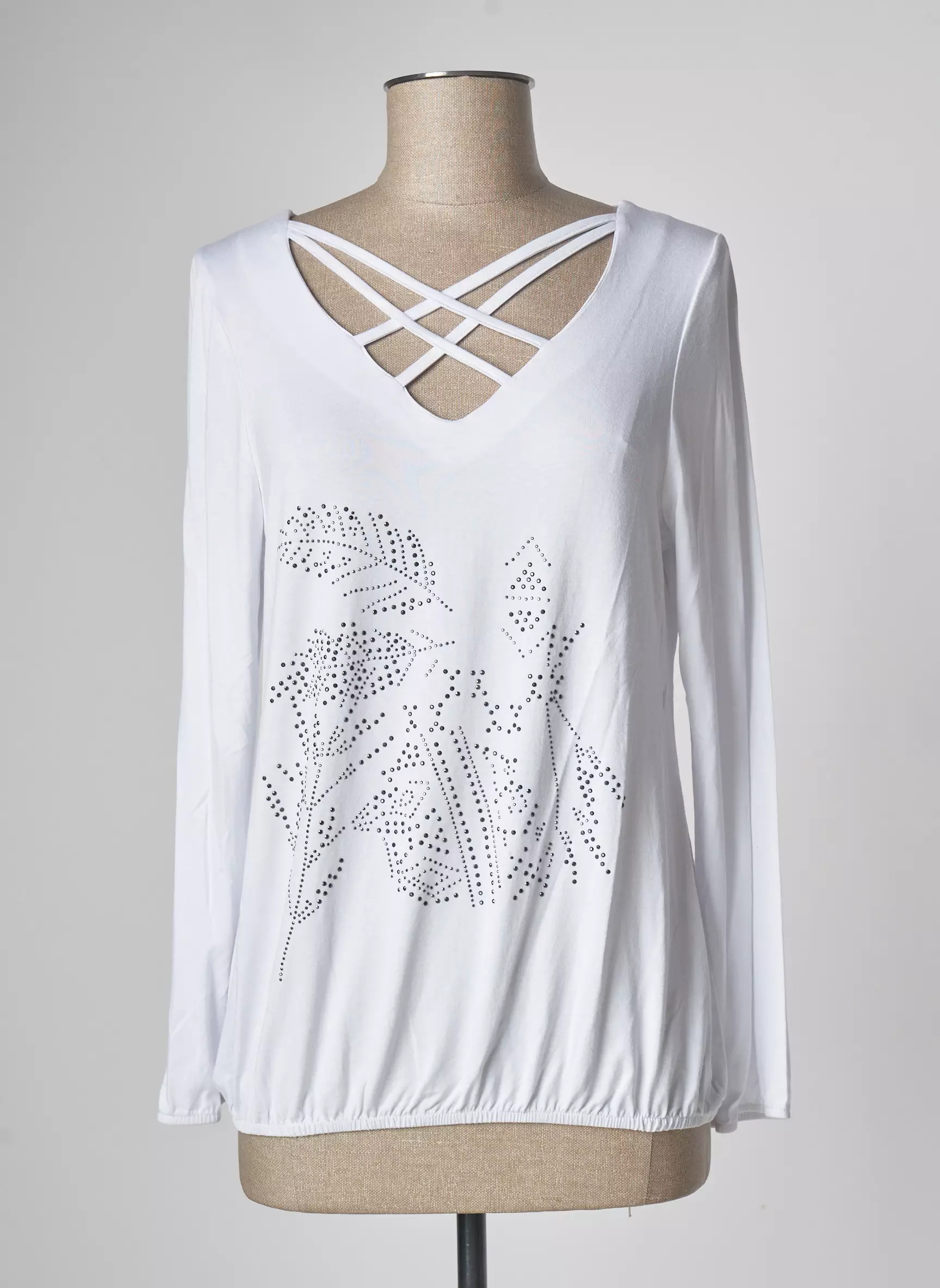 Multiples Tshirts Femme couleur blanc
