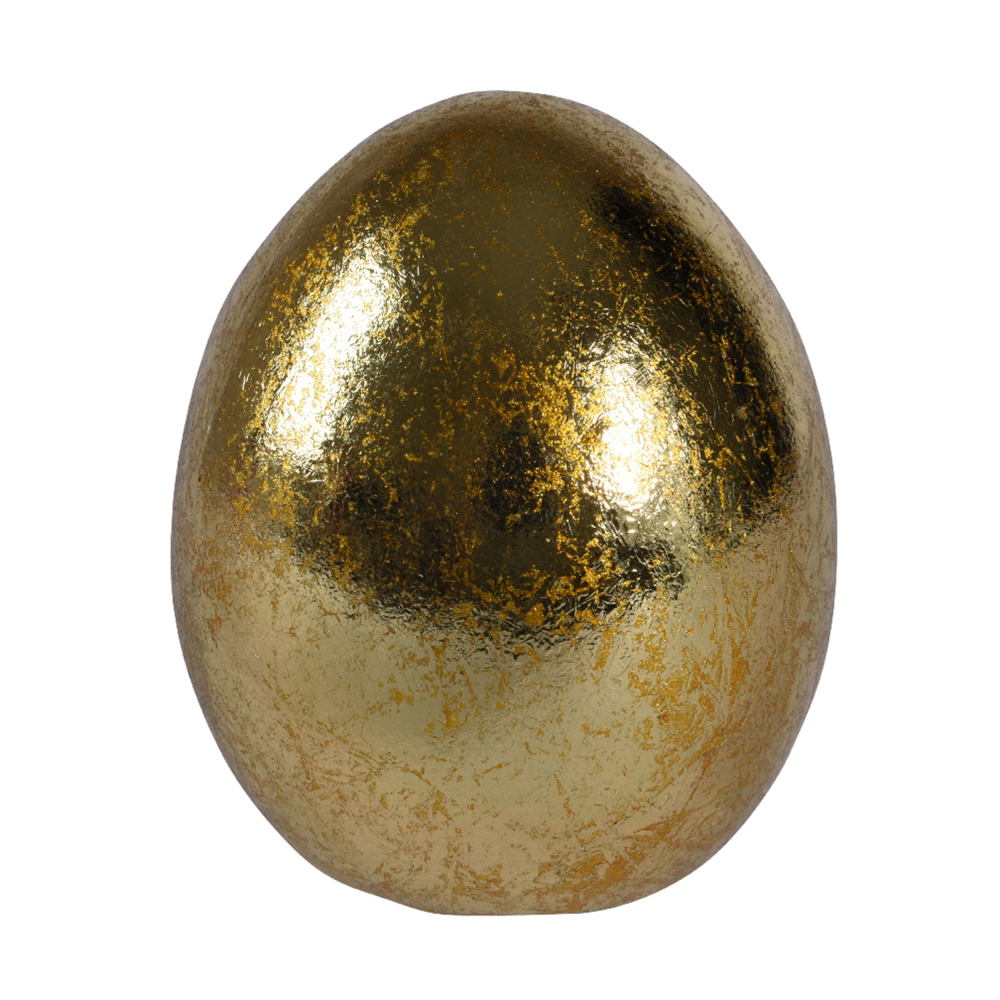 Deko-Ei goldfarbig