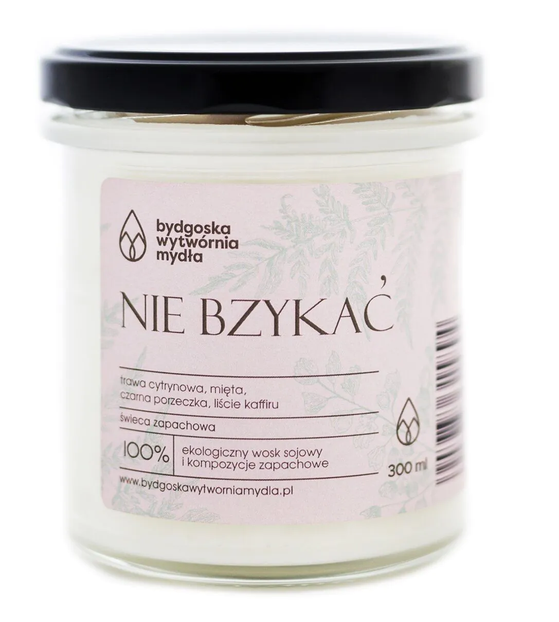 Bydgoščiaus muilo fabriko sojų žvakė be dulkinimų