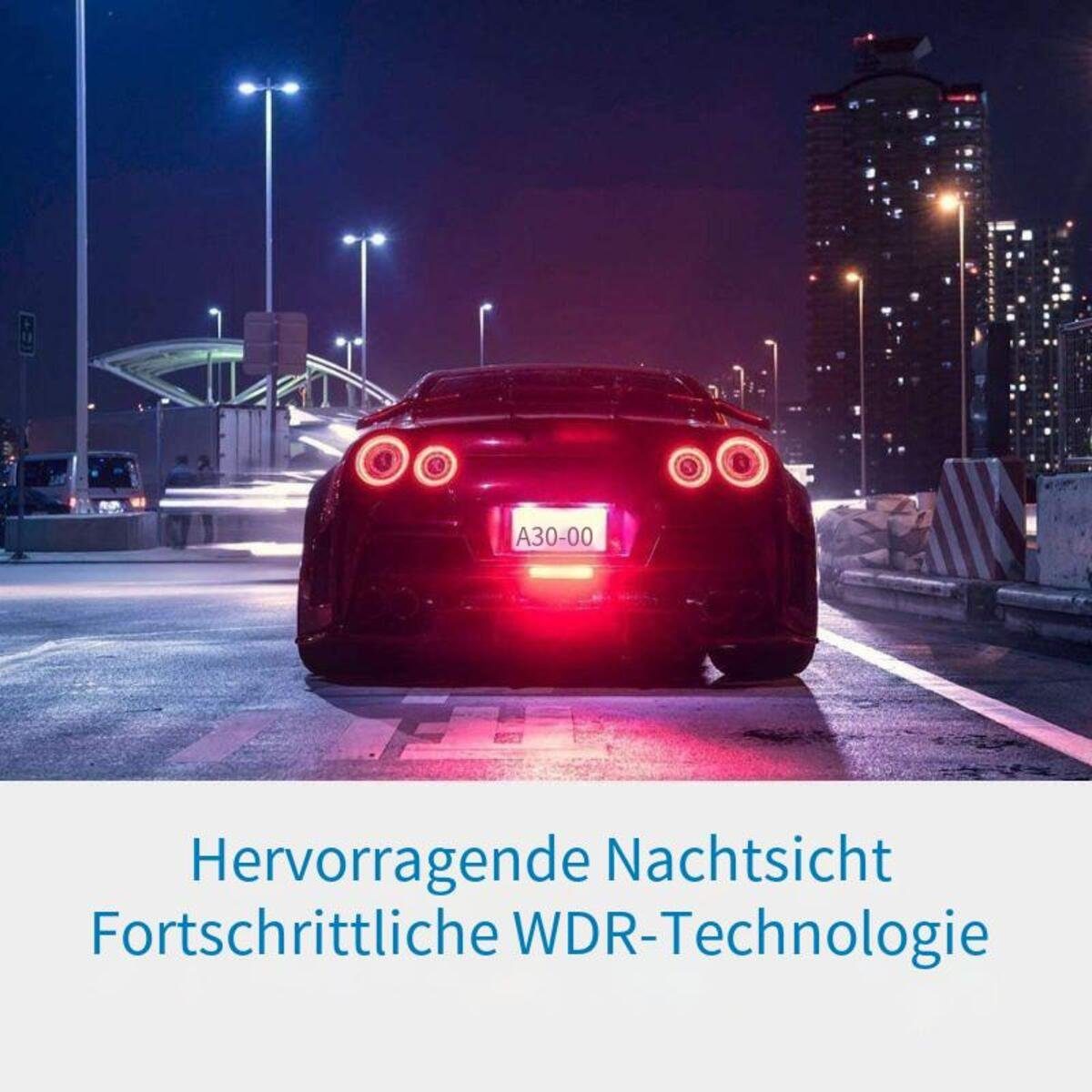 Devenirriche Dashcam Auto Dual 1080P Infrarot Nachtsicht Dash Cam Vorne Innen Dashcam