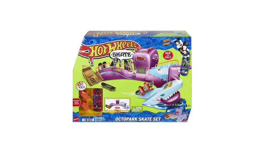 Hot Wheels Skate Octopark Skate Set