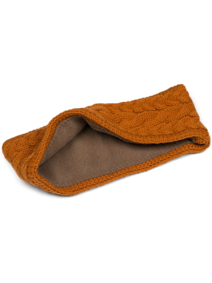 styleBREAKER Strick Stirnband in Rehbraun günstig kaufen onesize