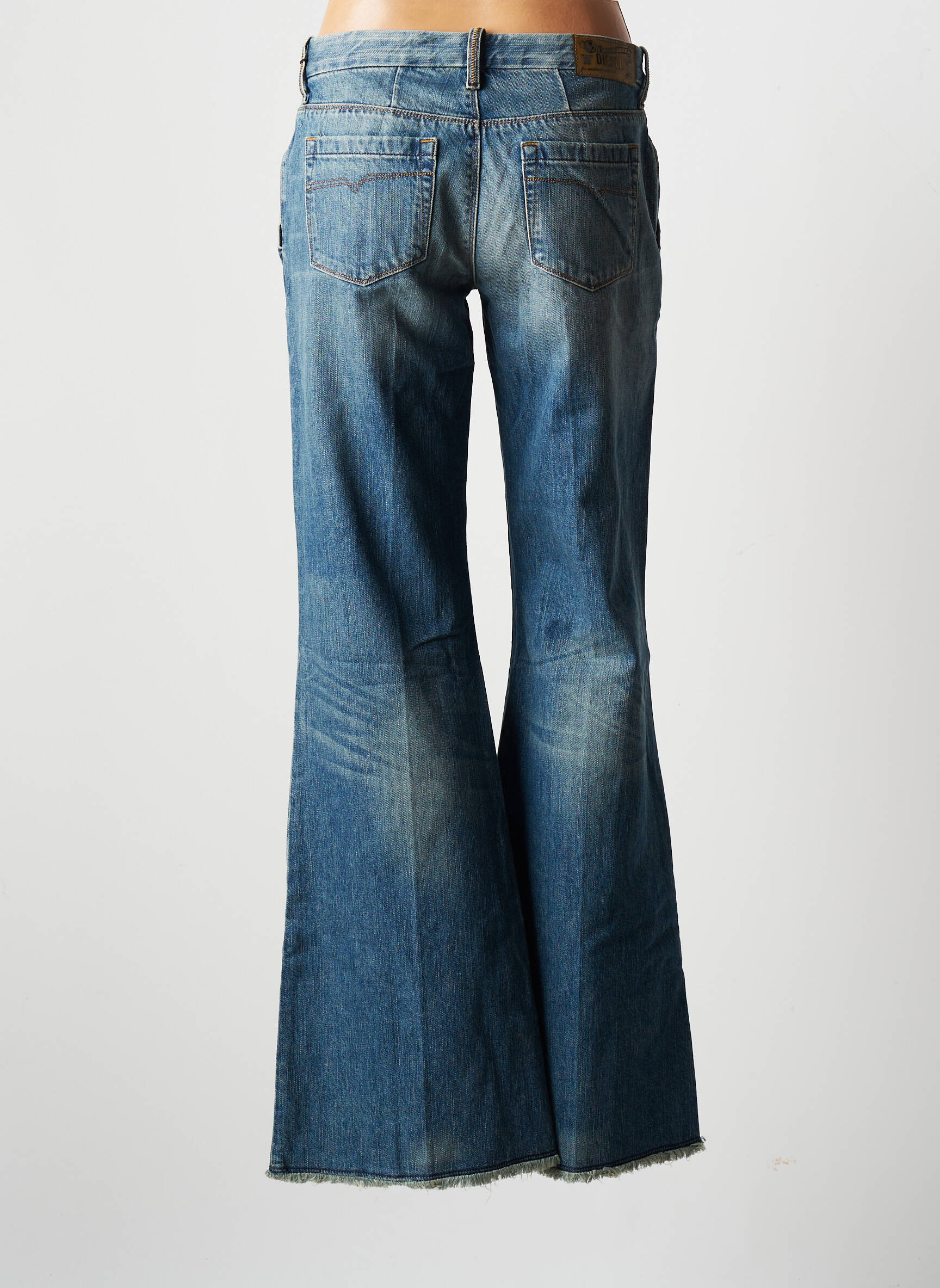 Diesel Jean Flare Femme couleur bleu