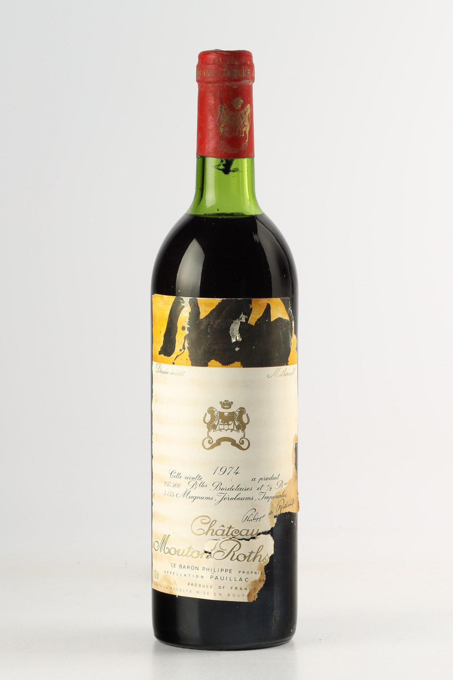 Château Mouton Rothschild 1974, Pauillac