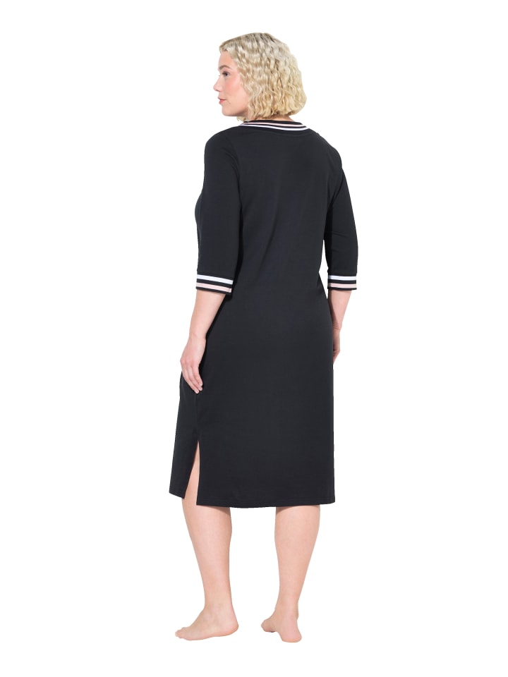 Ulla Popken Nachthemd in klassisch schwarz günstig kaufen