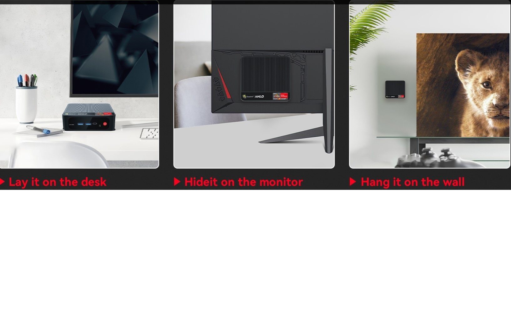 Beelink Ryzen 7 Business mit Windows Computer Mini Pc Office HomeOffice Pc Mini-PC (AMD Ryzen 7, Radeon Graphics, 32 GB RAM, 1000 GB SSD, 2 Monitor Anschlüsse,Multimedia Workstation,AMD,Gaming,Business)