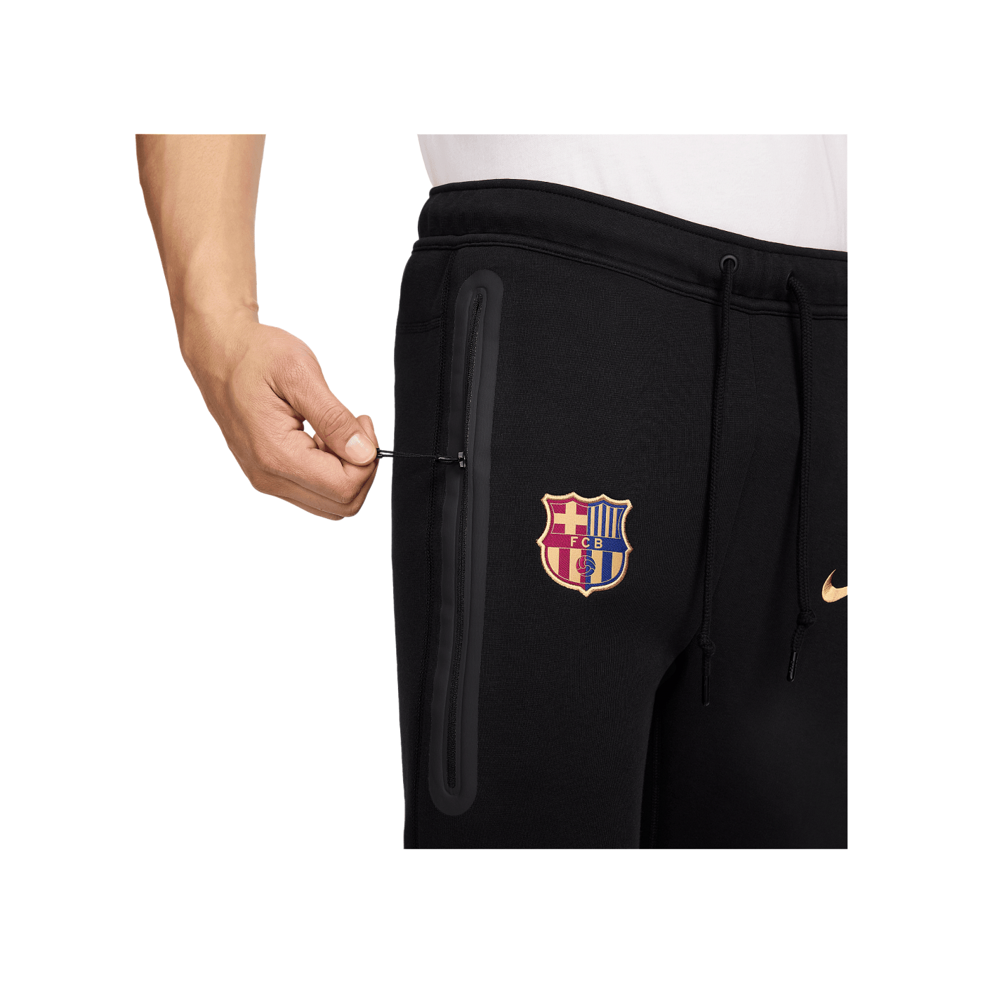 Nike FC Barcelona Tech Fleece Jogginghose Schwarz F010