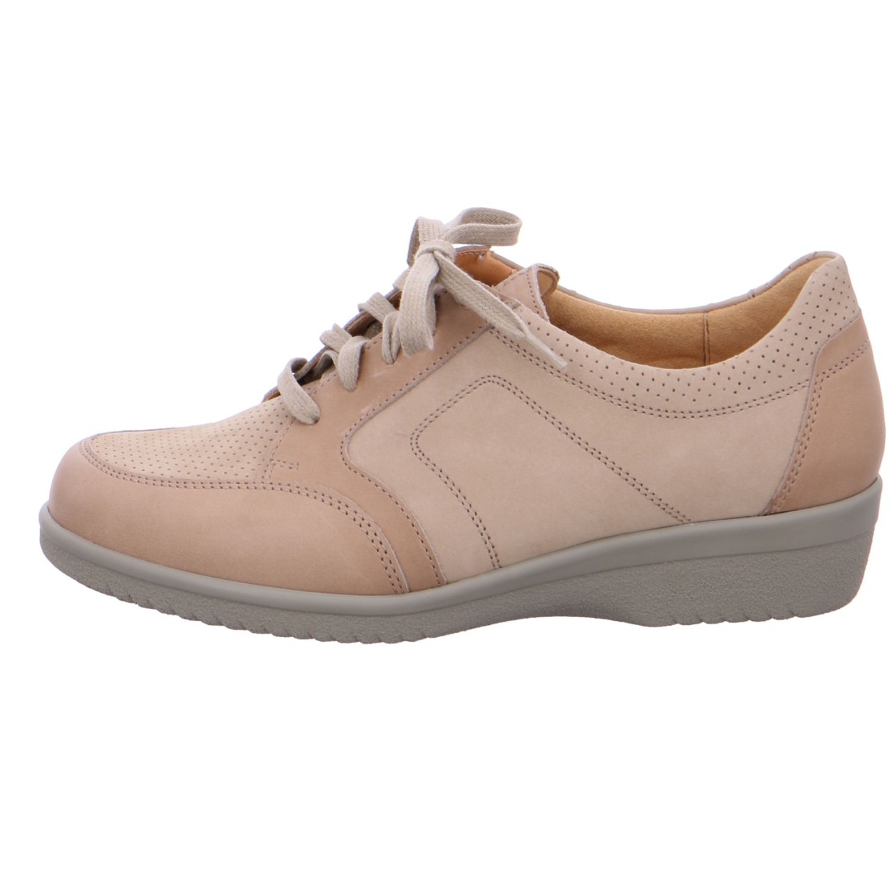 GANTER Komfort Schnürer beige Inge
