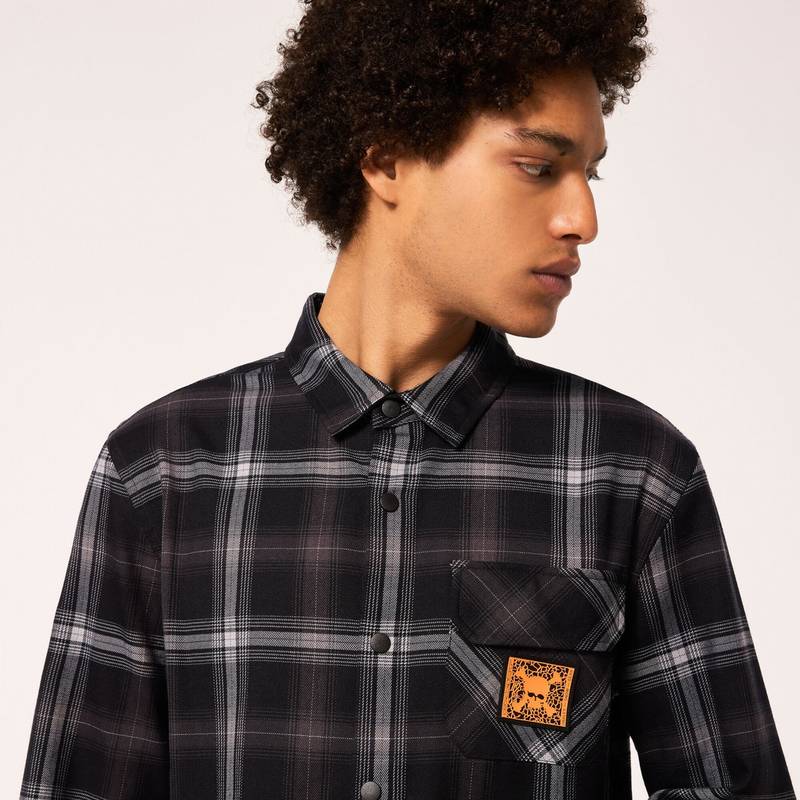 Oakley TC SKULL FLANNEL SHIRT Langarmhemd Herren