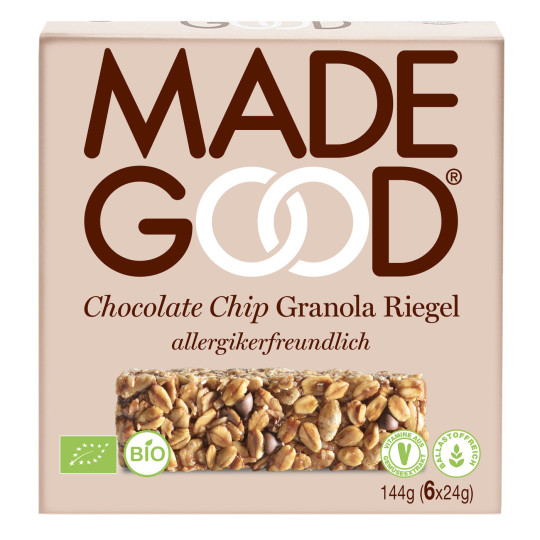 Made Good Bio Granola Riegel Schokoladenstückchen 6ST 144G