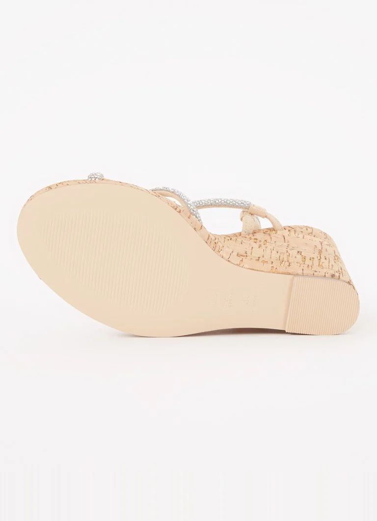 Dune London Kali sandals with rhinestones