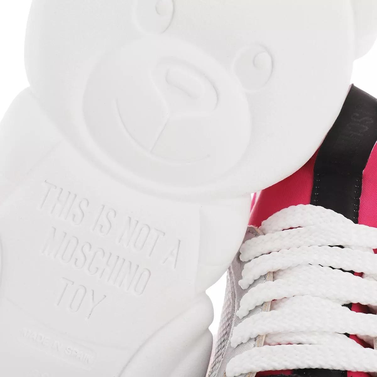 MOSCHINO Freizeit Schnürer weiss Low-Top Sneaker