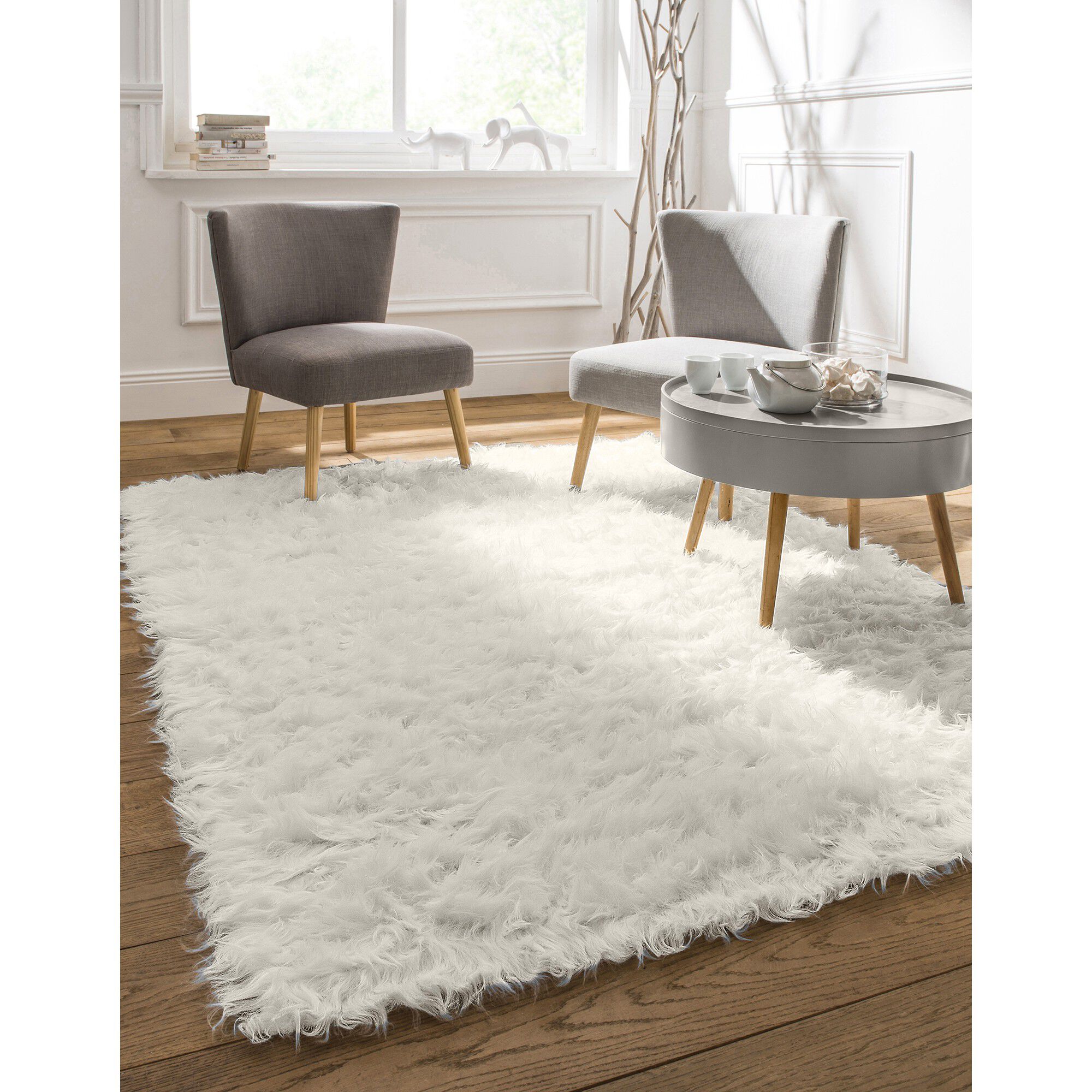 Tapis poils longs