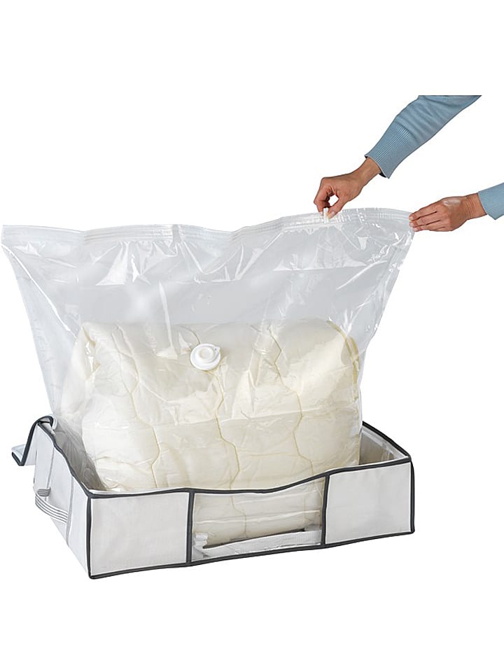 Wenko Vakuum-Box in Weiß - (B)65 x (H)15.50 x (T)50 cm günstig kaufen onesize