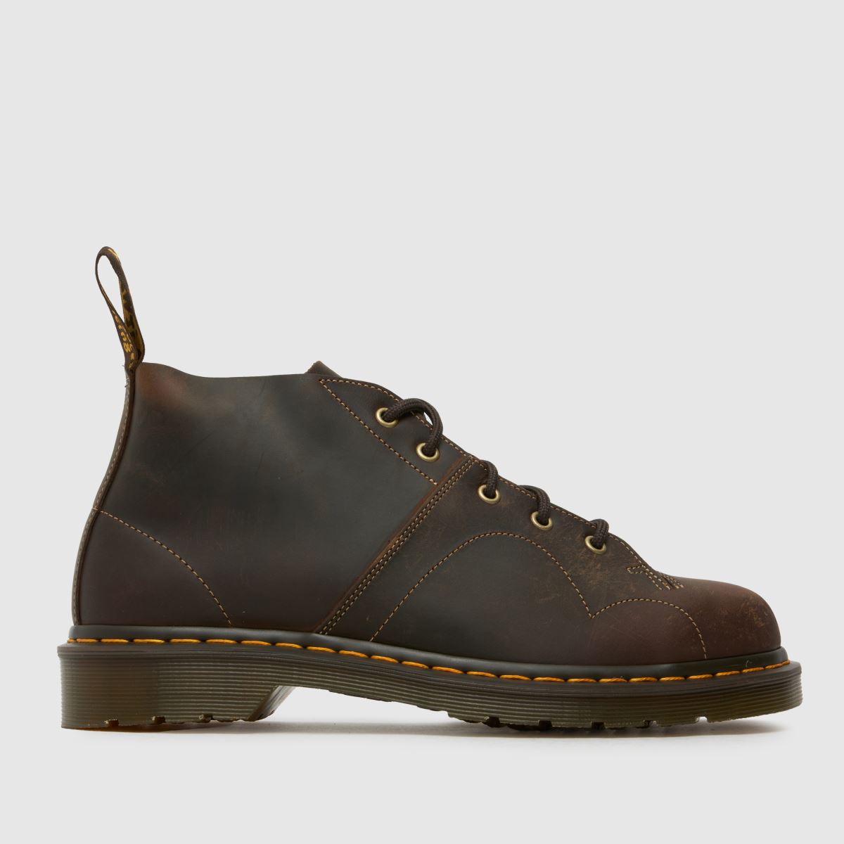 Dr Martens – Mörkbruna Church Monkey-stövlar