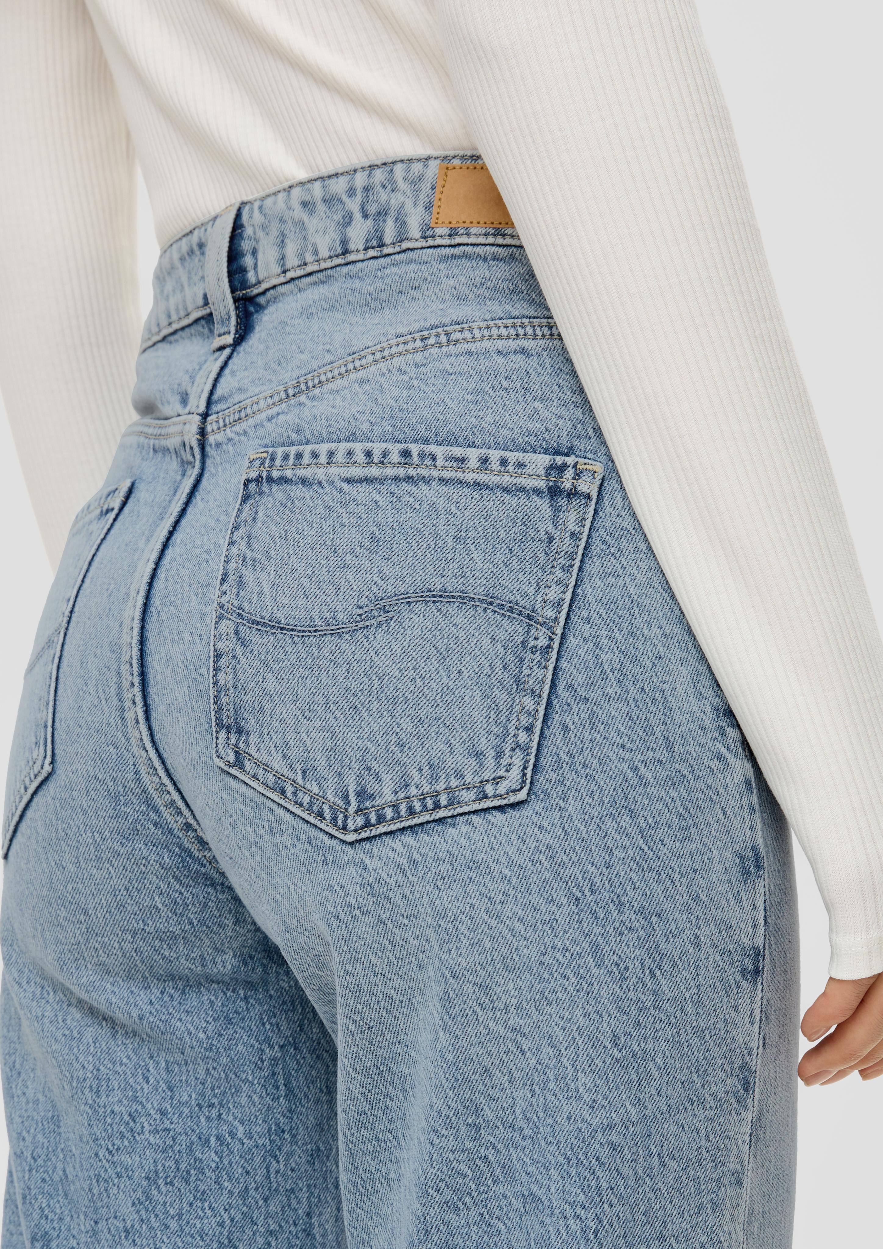 Jeans Catie / Slim Fit / High Rise / Wide Leg / Acid Wash  2140794-55Z2
