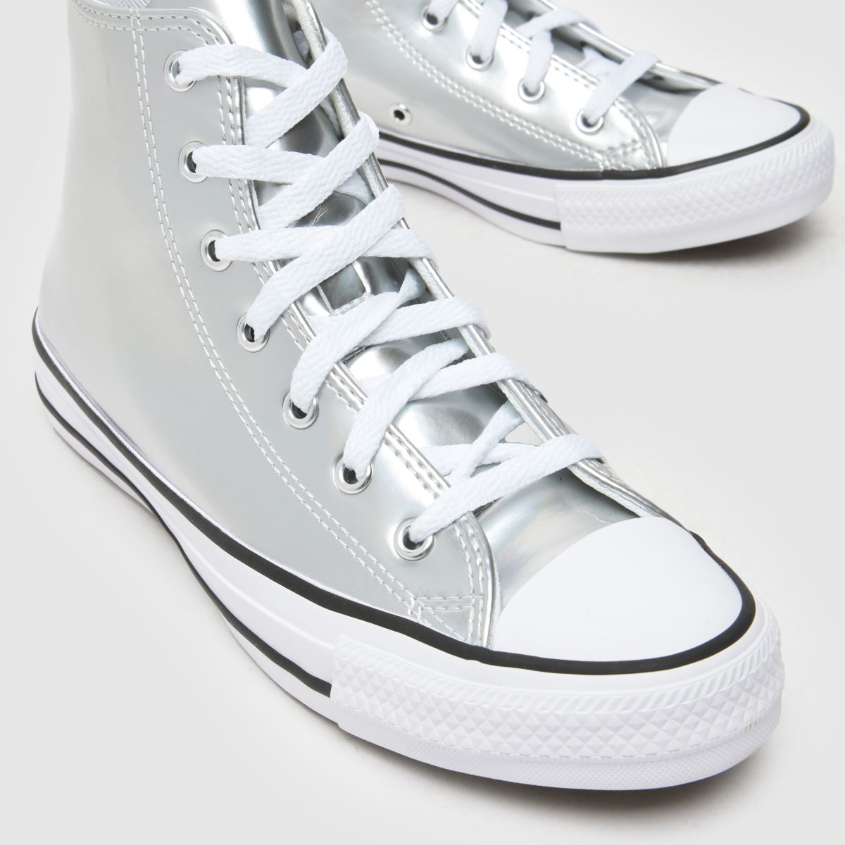 Ezüst Converse Ctas Hi Ifjúsági Tornacipő