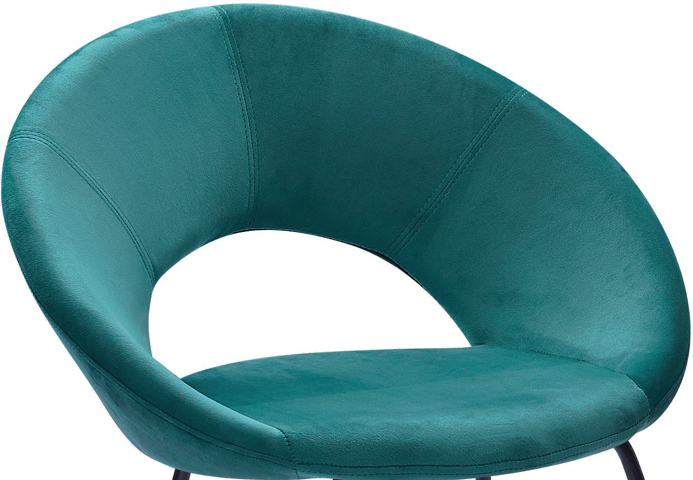 Junado® Schalenstuhl Lenny, skandinavischer Stil, elegante und komfortabel, mit Metallbeinen