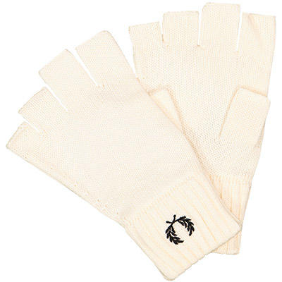 Fred Perry, Handschuhe, Baumwolle, ecru