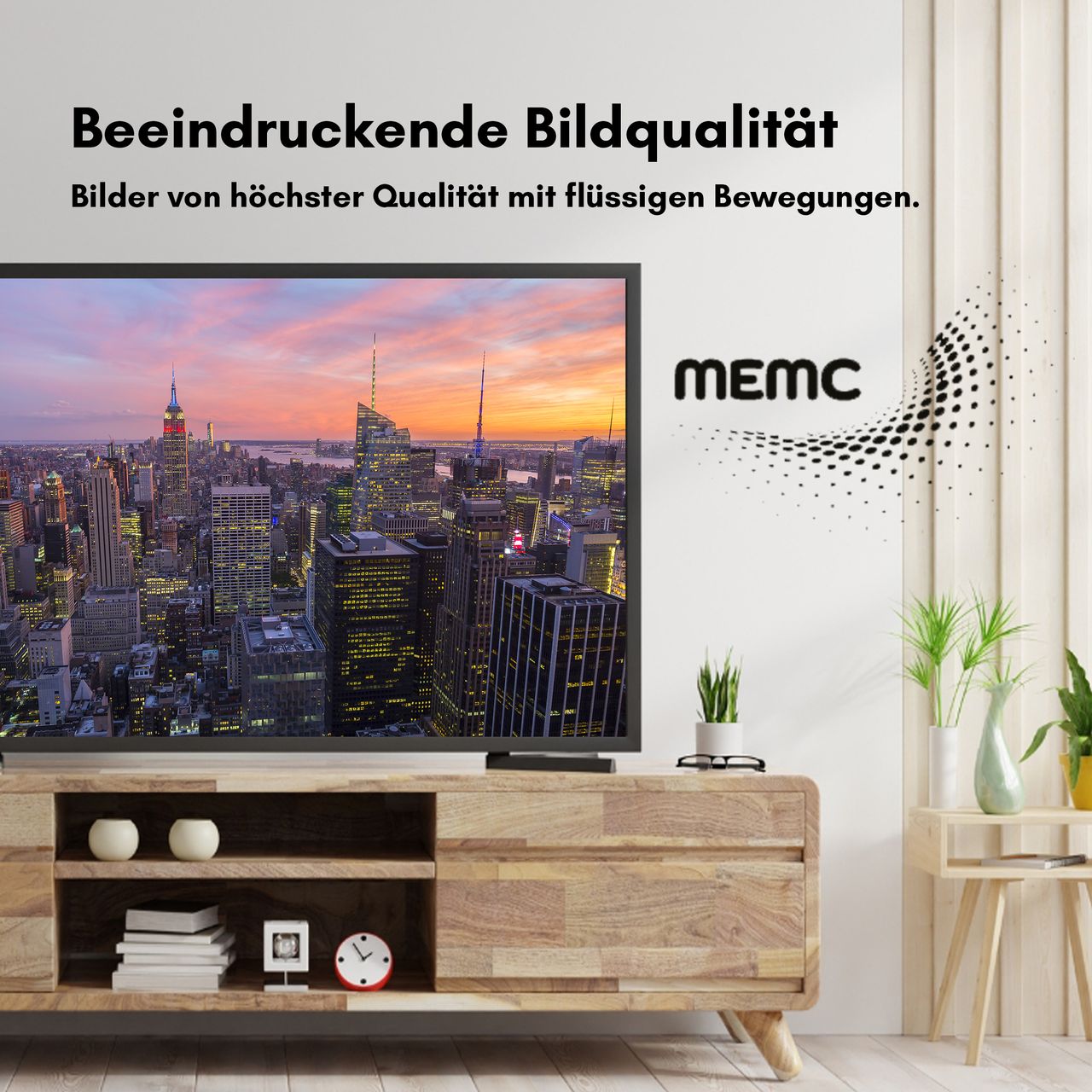 Daewoo Daewoo D43DM54UANSX Android TV 43 Zoll Fernseher (4K UHD Smart TV, HDR Dolby Vision)