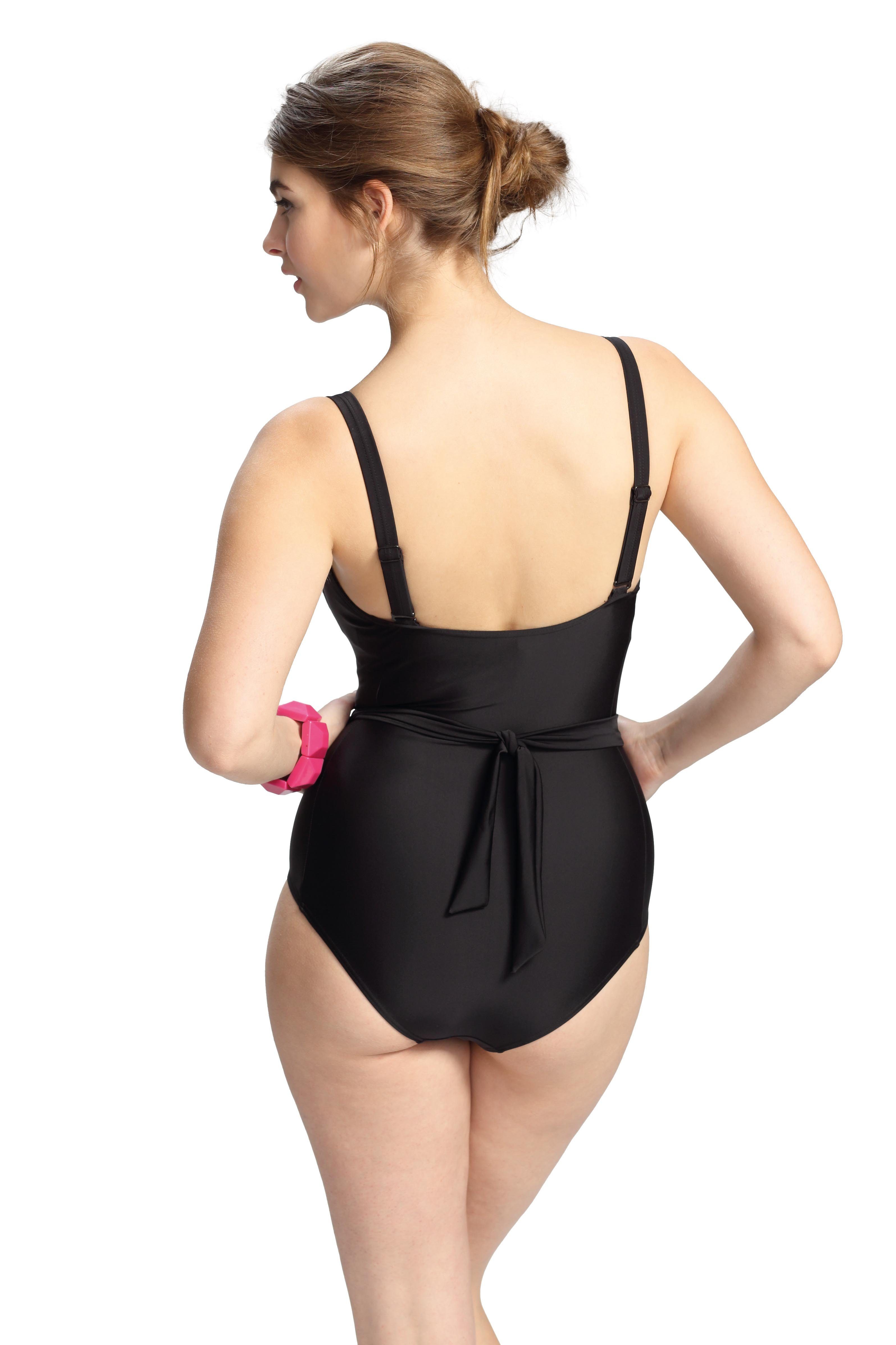 petit amour Umstandsbadeanzug ADA_black D/E Cup Raffinierte Umstandsbademode ohne Bügel, stylish und bequem, wächst mit. Da die Größen dieser Umstandsbademode etwas kleiner ausfallen, bitten wir Sie, eine Nummer Größer zu bestellen.
