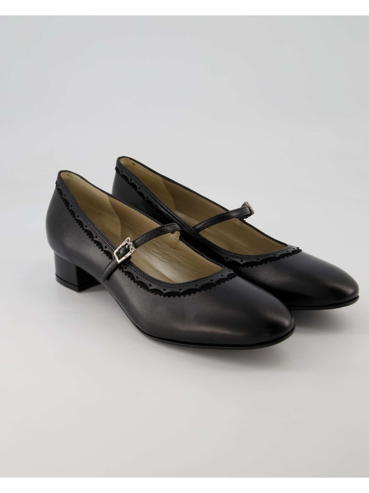 dirndl bua Trachtenschuhe in Schwarz günstig kaufen