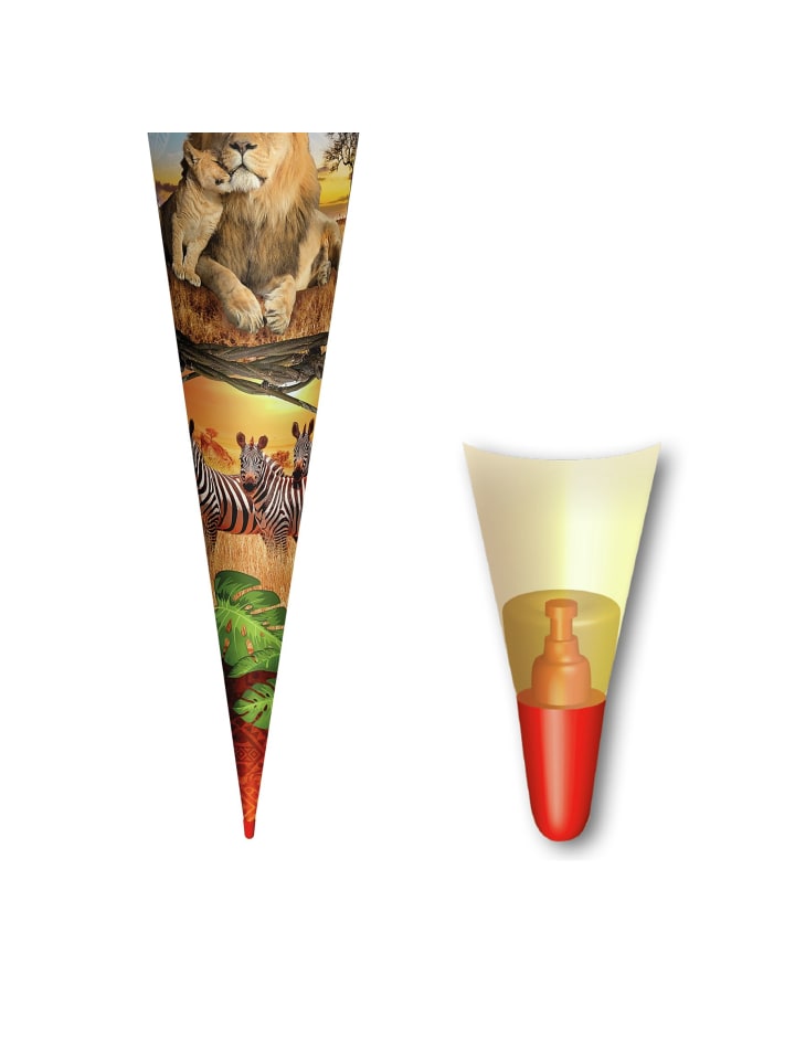 ROTH Schultüte groß Löwe 70 cm in Orange günstig kaufen onesize