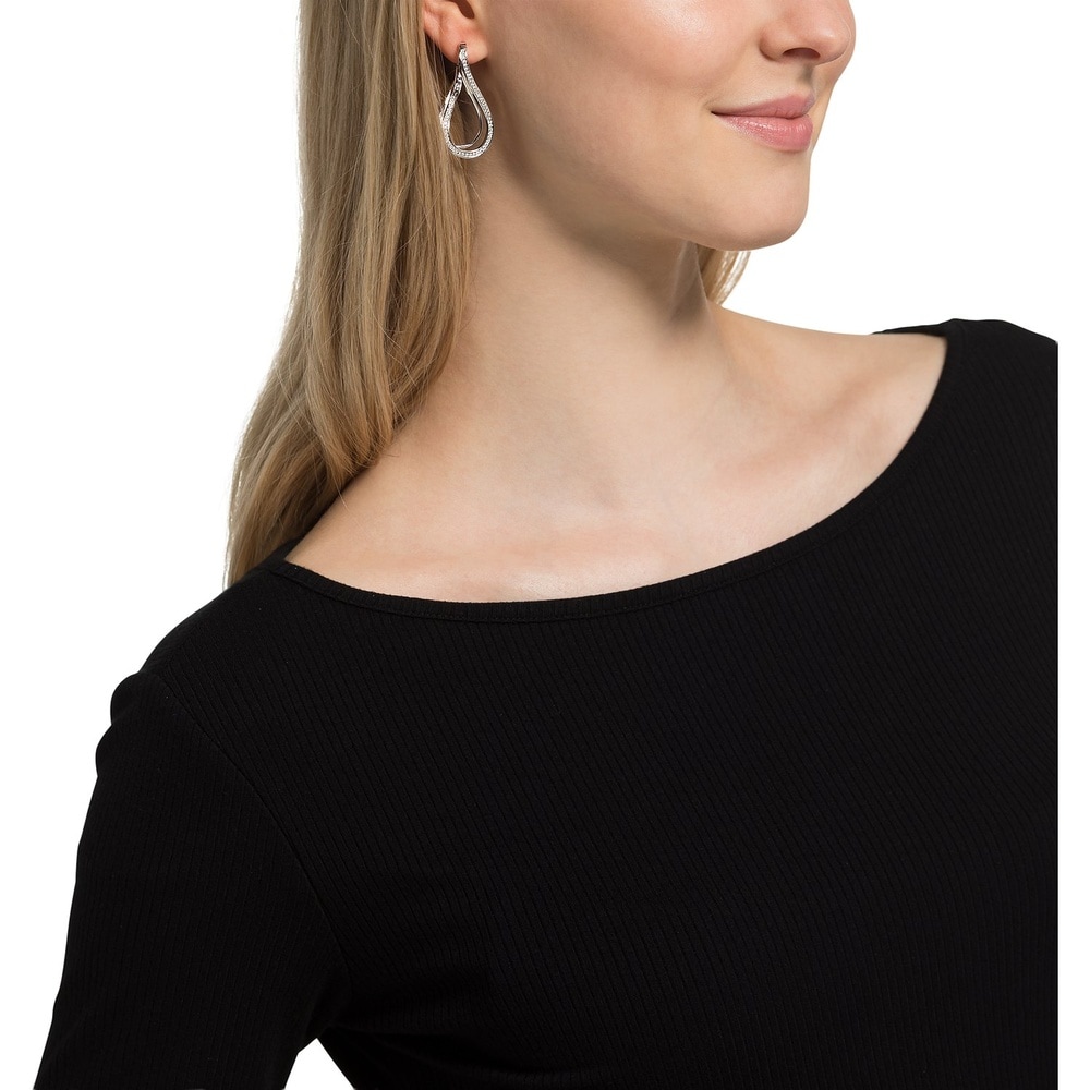 Jette Créoles 925 Argent Boucles d'oreilles