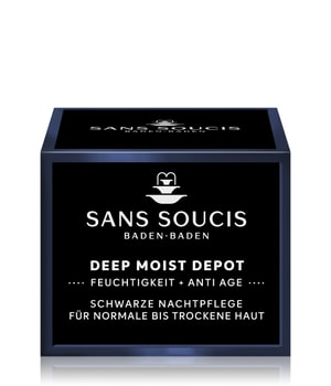 Sans Soucis DEEP MOIST DEPOT Schwarze Nachtpflege Nachtcreme-50 ml