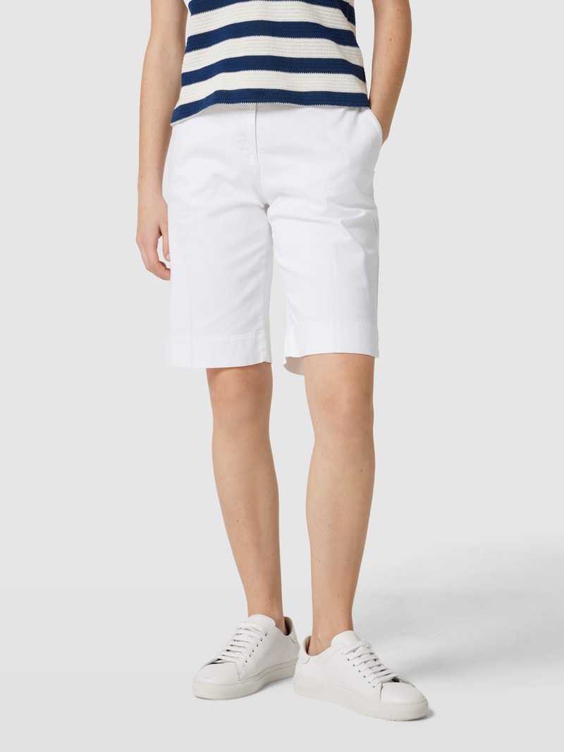 Chino-Shorts mit Eingrifftaschen Modell 'MIA' in weiß