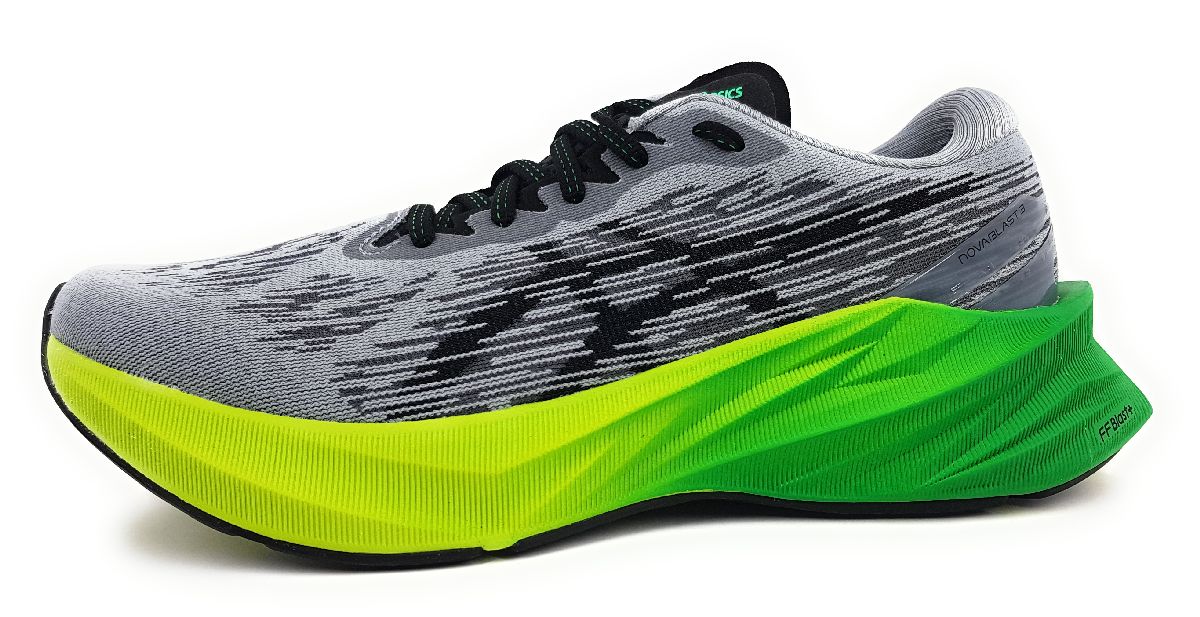 Asics Novablast 3 1011B458-021 Mehrfarbig 021 grau/lime