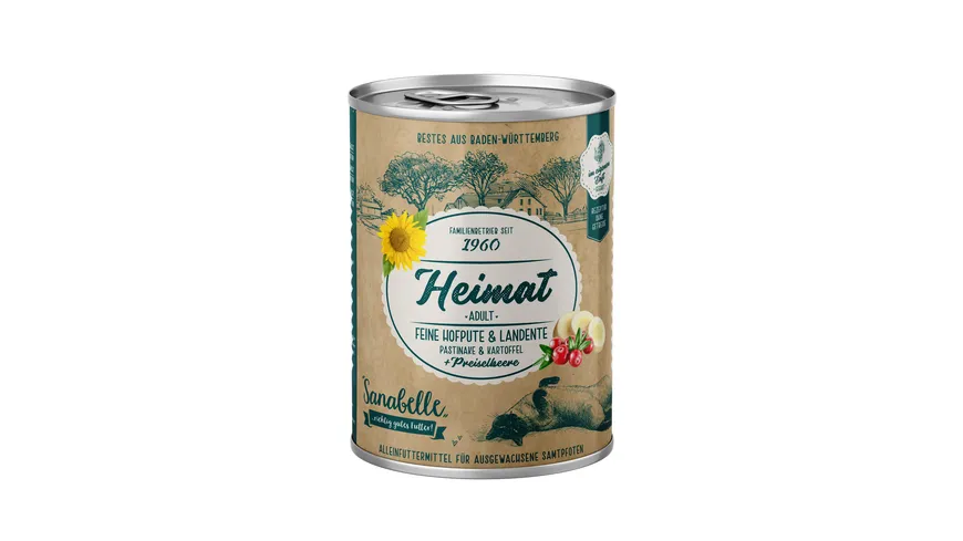 Sanabelle Heimat Hofpute Katzennassfutter 400g 450 g