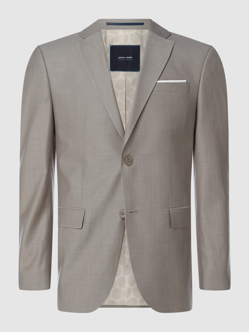 Regular Fit 2-Knopf-Sakko aus Schurwollmischung Modell 'Grant' - 'Futureflex' in beige