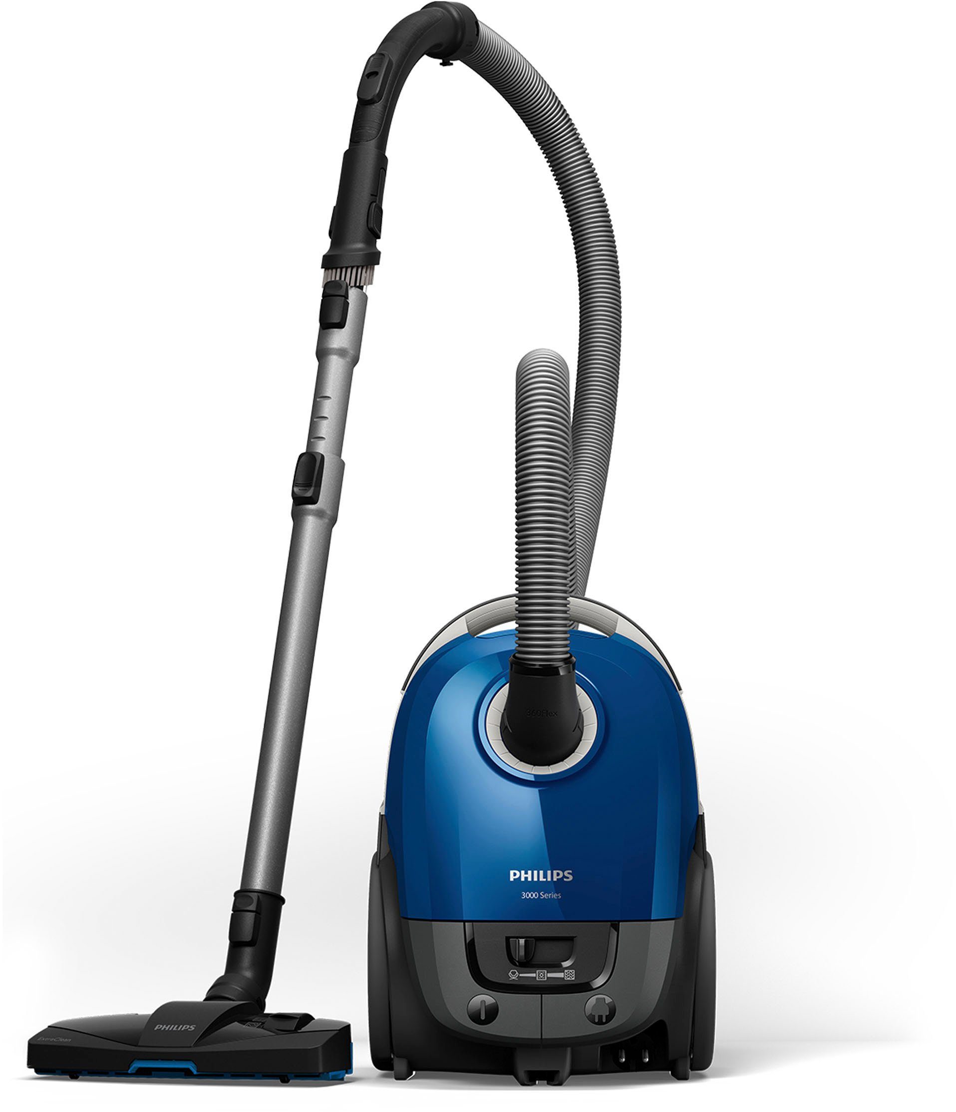 Philips Bodenstaubsauger 3000 series XD3110/09, 900 W, mit Beutel