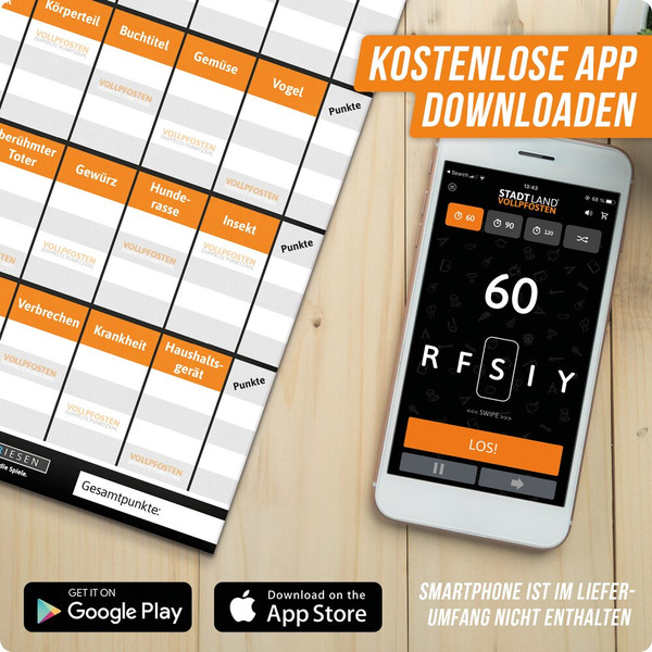 STADT LAND VOLLPFOSTEN - CLASSIC EDITION - Reisespiel