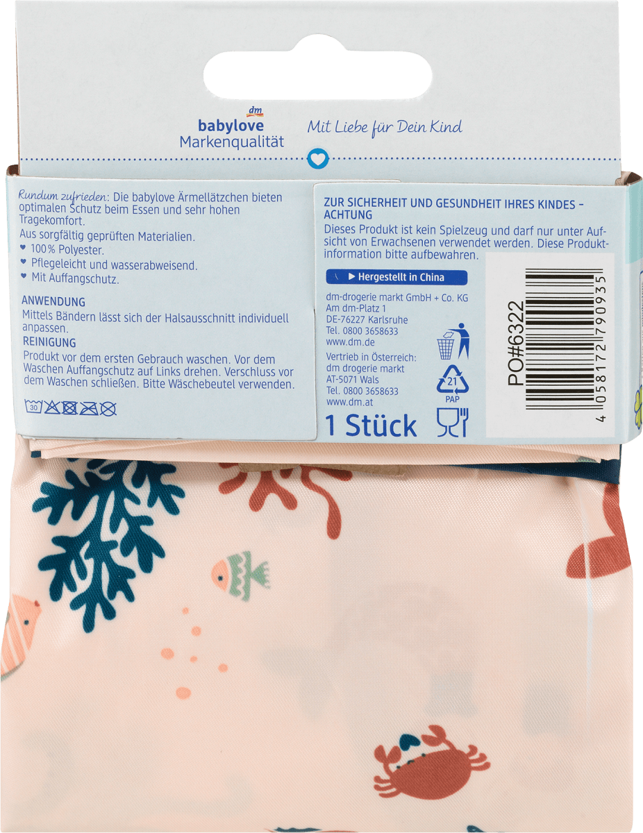 Ärmellätzchen rosa, 1 St