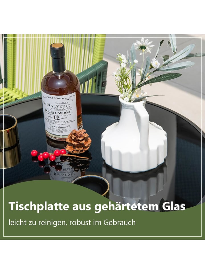 COSTWAY Bistrotisch 59x59x67cm in Schwarz günstig kaufen onesize