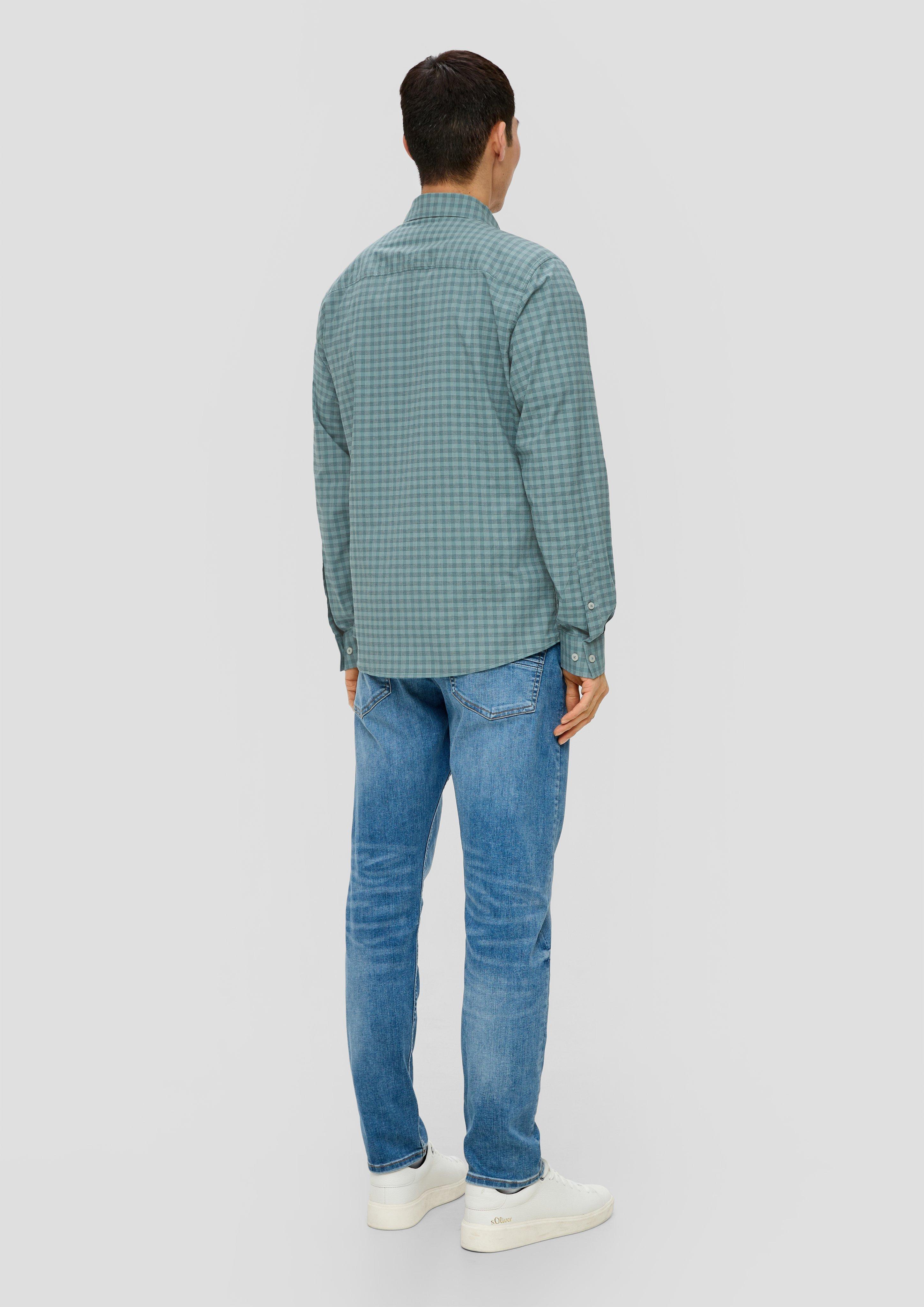 Slim: Hemd mit Kentkragen  2137953-65N1